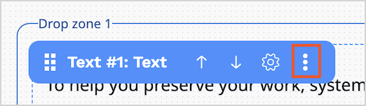 Block toolbar Block toolbar